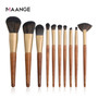 MAANGE Pro 10/11/15pcs Makeup Brushes Set Powder Foundation Eyeshadow Make Up Brushes Set Cosmetic Brushes Soft Synthetic Hair