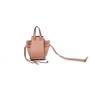 Mini hammock bag women genuine cowhide leather and canvas simple drawstring design fashion bag cross-body hobos