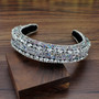 Luxury Sparkly Full Crystal Pearl Baroque Hairband Padded Rhinestone Princess Headband For Women Headdress Birthday Hair Jewelry