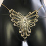 GLAMing Belly Waist Chain Belt Jewelry for Women Gold Sexy Crystal Rhinestone Butterfly Bikini Thong Panties 2020 Body Jewellery