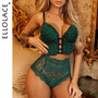 Ellolace Lingerie Set Sexy Women's Underwear Bra and Bandage Hight Waist Panties Bra Party Set Underwear women Lace Lingerie Set