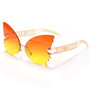 Sen Maries Butterfly Rimless Sunglasses Women Luxury Brand Designer Fashion Oversized Steampunk Sunglasses Vintage Eyewear UV400