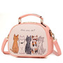 Cute Cartoon Small Cat Top-Handle Handbags Tote Bag For Women 2020 Girls Shoulder Bags Messenger Crossbody Bags L4-3235