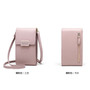 2020ID Card Pocket Shoulder Bag Diagonal Mobile Phone Bags Personality Multifunction Lady Wallets Large Capacity Messenger Bags