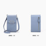 2020ID Card Pocket Shoulder Bag Diagonal Mobile Phone Bags Personality Multifunction Lady Wallets Large Capacity Messenger Bags