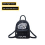 Summer 2020 new backpack female waterproof Oxford cloth tiger head printed  messenger bag mini fashion ladies bag small backpack