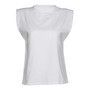 MIOFAR Loose Solid Chic Casual Blouses Black 2020 Summer Sleeveless Top Female O Neck White Women Blouse Shirt Ladies Streetwear