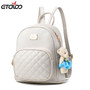 2020 Women Backpack PU Leather School Bags For Teenagers Girls Leisure Backpacks Cute Backpack