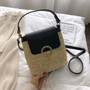 Small Straw Bucket Bags 2020 Crossbody Bags Lady Travel Purses and Handbags Female Shoulder Messenger Bag Women's Shoes