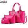 Female bag sets bags female Europe and the United States fashion handbag Messenger shoulder bag 3 pieces