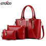 Female bag sets bags female Europe and the United States fashion handbag Messenger shoulder bag 3 pieces