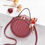 Fashion Round Messenger Bags For Women 2019 Small Rivet Handbag Ladies PU Leather Crossbody Sac a Main Puese Women's Bag