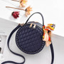 Fashion Round Messenger Bags For Women 2019 Small Rivet Handbag Ladies PU Leather Crossbody Sac a Main Puese Women's Bag