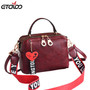 Women Handbag PU Leather Tote Bag Retro Shoulder Messenger Bags Tote Shopping Bag Femme Sac a Main