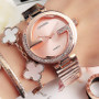 Montre Femme 2020 New Rose Gold Watches Women Famous Top Brand Luxury Ladies Stainless Steel Wristwatches Women's Quartz Watches