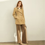 Amii Autumn Women's Casual Trench Coat Office Lady Lapel Solid Loose Belt Female Long Jacket 11930262