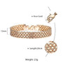 20cm Bracelets For Women Men 585 Rose Gold Curb Snail Foxtail Venitian Link Chains Men's Bracelets Fashion Jewelry Gifts KCBB1