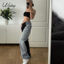 Weekeep Patchwork Loose Casual Women Trousers Hip Hop Slim Fashion Jeans 2020 Autumn Korean Streetwear Version Denim Cargo Pants