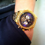 new fashion luxury tourbillon watch gold wrist watch mens clocks male waterproof automatic mechanical watches relogio masculino