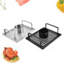 Stainless Steel Dancing Chicken Grill Rack Turkey Grill Chicken Holder Outdoor Household Portable Hand Plate Rack Barbecue Tools