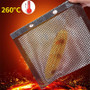 Food Grade PTFE Reusable Barbecue Mesh Bag BBQ Vegetable Mesh Bag Non-stick Outdoor Camping Barbecue Kitchen Household BBQ Tools