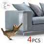 4pcs Couch Cat Scratch Guards Mat Scraper Cat Tree Scratching Claw Post Protector Sofa For Cats Scratcher Paw Pads Pet Furniture