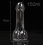 Clear Crystal Glass Wine Cup Drinking Beer Cocktail Mug Drinking Ware Home Supply For Parties night Bar KTV Night show 6x15cm