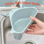 Corner Sink Strainer Triangle Storage Holder Multifunctional Drain Shelf Storage Rack Kitchen Sucker Storage Organization