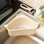 Corner Sink Strainer Triangle Storage Holder Multifunctional Drain Shelf Storage Rack Kitchen Sucker Storage Organization