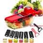 XYJ  Vegetable Cutter  Mandoline Slicer Potato Peeler Carrot Cheese Grater Vegetable Slicer Kitchen Accessories Gift 2 Peelers