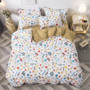 Bedding Sets Simple Color Green  Bed Sheet Duver Quilt Cover Pillowcase Soft and Comfortable King Queen Full Twin