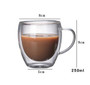 1pcs Double Wall Glass Cup Beer Coffee Heart Cups Heat Resistant Healthy Drink Mug Tea Mugs Transparent Drinkware Dropshipping