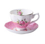 Bone China Coffee Cup Spoon Saucer Set English afternoon Tea cup Coffeeware 170ml  Porcelain Cup and Saucer for Coffee