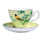 Bone China Coffee Cup Spoon Saucer Set English afternoon Tea cup Coffeeware 170ml  Porcelain Cup and Saucer for Coffee