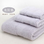 3 Pieces Set 100% Cotton Handkerchief+Face Cloth+Bath Towels Family Terry Towels Bathroom Set Gift Bath Towel Sets 17 Colors