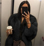 2020 Women Thick Outwear 4XL High Quality Women Faux Fur Coat Warm Plush Teddy Coat Autumn Winter Luxury Soft Fur Jacket Coat