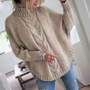 Autumn Winter New Women's Pullover Sweater Female Loose Lazy Wind Women Clothing High Collar Sweater Pull Pullover Woman Clothes