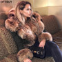 OFTBUY 2020 Winter Jacket Women Long Parka Real Fox Fur Coat Natural Raccoon Fur Collar Hood Thick Warm Streetwear Parkas New