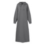 ZANZEA 2020 Stylish Split Hooded Dress Women's Autumn Sweatshirts Casual Long Sleeve Midi Vestidos Female Hooded Robe Oversized