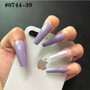 Lamemoria 100/500pcs/opp/box Fake Nails Coffin Nail Tips Press on Nails Natural Clear Long Ballerina DIY False Nail Full Cover