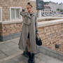 Windbreaker Female British High-End Atmosphere Superior Quality 2020 Spring Autumn Loose Casual Over Knee Trench Women Coat A56