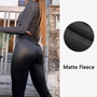 Warm Winter Leggings Women Sexy Club Casual High Waist Fitness Plus Size 5XL Slim Velvet PU Pants Elastic Black Leather Leggings