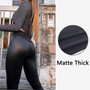 Winter Leather Leggings Women Sexy Night Club Hip Lifting Casual Black Plus Size 5XL PU Pants High Waist Warm Leggings Fashion