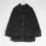 Wixra Women Sheepskin Wool Coat Ladies Winter Single Breasted Genuine Fur Outwear Jacket Oversize Warm Luxury Overcoat