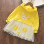 Bear Leader Winter Kids Dresses For Girls Long Sleeve Children Clothing Sequins Stars Tutu Girls Casual Princess Party Dress