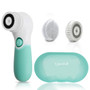 Face Cleansing Brush Electric Silicone Face Cleansing Brush Facial Cleanser Pore Face Cleansing Brush Massager With Travel Case