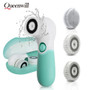 Face Cleansing Brush Electric Silicone Face Cleansing Brush Facial Cleanser Pore Face Cleansing Brush Massager With Travel Case
