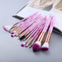 FLD5/15Pcs Makeup Brushes Tool Set Cosmetic Powder Eye Shadow Foundation Blush Blending Beauty Make Up Brush Maquiagem