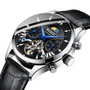 HAIQIN Dress Men Watch luxury Automatic Mechanical brand Business Watch Men Leather sport's Waterproof Male Wrist watch Relogio