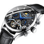 GUANQIN stainless steel Tourbillon mechanical  Watch new Clock men men's wristwatch waterproof sports watch relogios masculino